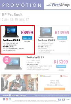 First Shop : HP Laptop Promo (16 Oct - 23 Oct 2018), page 2