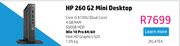 HP 260 G2 Mini Desktop 2KL47EA