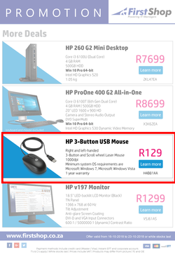 First Shop : HP Laptop Promo (16 Oct - 23 Oct 2018), page 3