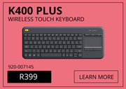 Logitech K400 Plus Wireless Touch Keyboard 920-007145