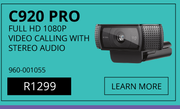 Logitech C920 Pro Full HD 1080p Video Calling With Stereo Audio 960-001055