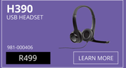 Logitech H390 USB Headset 981-000406