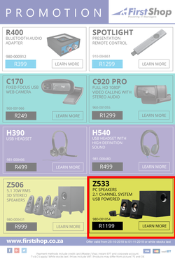 First Shop : Logitech (25 Oct - 1 Nov 2018), page 2