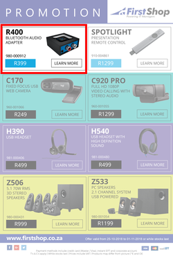 First Shop : Logitech (25 Oct - 1 Nov 2018), page 2
