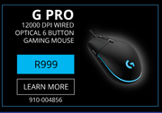 Logitech G Pro 12000 DPI Wired Optical 6 Button Gaming Mouse 910-004856