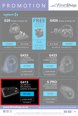 First Shop : Logitech (25 Oct - 1 Nov 2018), page 3