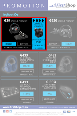 First Shop : Logitech (25 Oct - 1 Nov 2018), page 3