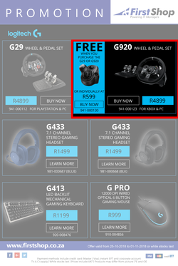 First Shop : Logitech (25 Oct - 1 Nov 2018), page 3