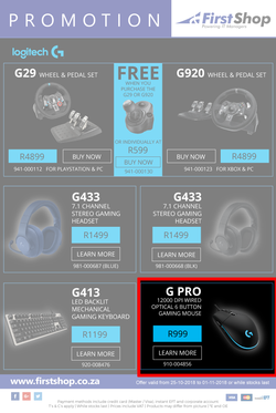 First Shop : Logitech (25 Oct - 1 Nov 2018), page 3