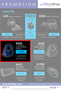 First Shop : Logitech (25 Oct - 1 Nov 2018), page 3