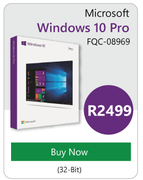 Microsoft Windows 10 Pro FQC-08969
