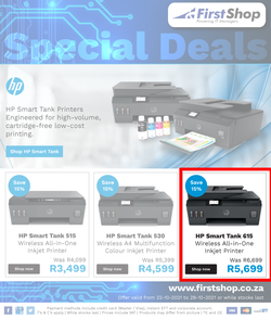 First Shop : HP Printer Promo (22 October - 29 October 2021), page 1
