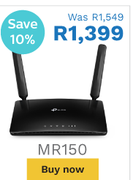 TP-Link MR150 Wi-Fi 4 Wireless Router