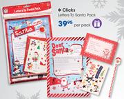Clicks Letters To Santa Pack 