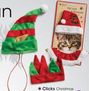 Clicks Christmas Pat Hat & Scrunchie Collar