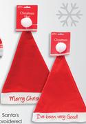 Clicks Santa's Helper Embroidered Christmas Hat-Each