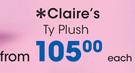 Claire's Ty Plush