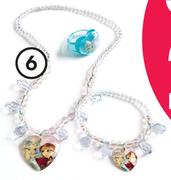 Disney Frozen Necklace, Bracelet & Ring Set