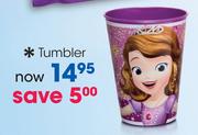 Sofia The First Tumbler