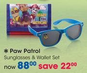 Paw Patrol Sunglasses & Wallet Set