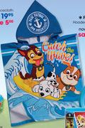 Paw Patrol Hooded Towel For Boys