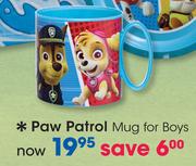 Paw Patrol Mugs For Boys