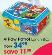Paw Patrol Lunch Box