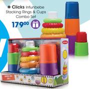 Clicks Infunbebe Stacking Rings & Cups Combo Set