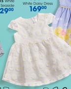 Clicks White Daisy Dress