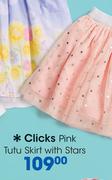Clicks Pink Tutu Skirt With Stars