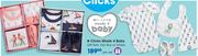 Clicks Made 4 Baby Gift Sets Girl, Boy Or Unisex-Per Set