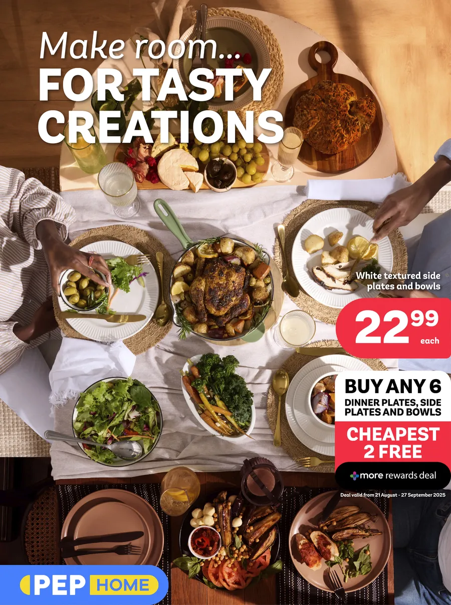 PEP Home : Make Room For Tasty Creations (22 August - 23 September 2025)