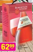Robertson Winery natural Sweet Rose-3Ltr