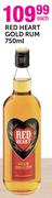 Red Heart Gold Rum-750ml