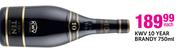 KWV 10 Year Old Brandy-750ml
