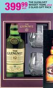 The Glenlivet Whisky-750ml Plus 2 Glass Gift Pack