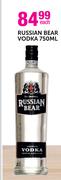 Russian Bear Vodka-750ml