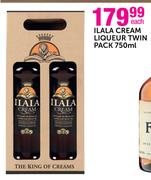 Ilala Cream Liqueur Twin Pack-750ml
