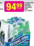 Flying Fish Lemon, Orange Or Apple NRB-12x330ml