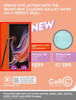 Cell C (1 Sept - 30 Sept 2018), page 1