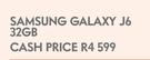 Samsung Galaxy J6 32GB LTE