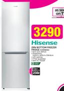 Hisense 299Ltr Bottom Freezer Fridge H299BME