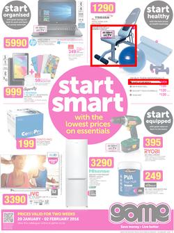 Game : Start Smart (20 Jan - 2 Feb 2016), page 1