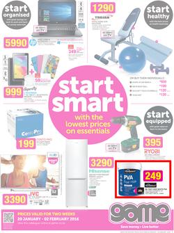 Game : Start Smart (20 Jan - 2 Feb 2016), page 1
