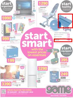 Game : Start Smart (20 Jan - 2 Feb 2016), page 1