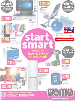 Game : Start Smart (20 Jan - 2 Feb 2016), page 1