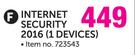Kaspersky Internet Security 2016 (1 Devices)
