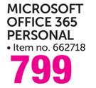 Microsoft Office 365 Personal