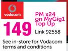 Vodacom 10" Boba-On My Gig 1 Top Up