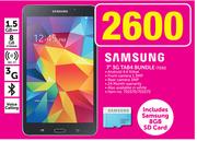 Samsung 7" 3G Tab 4 Bundle(T231)